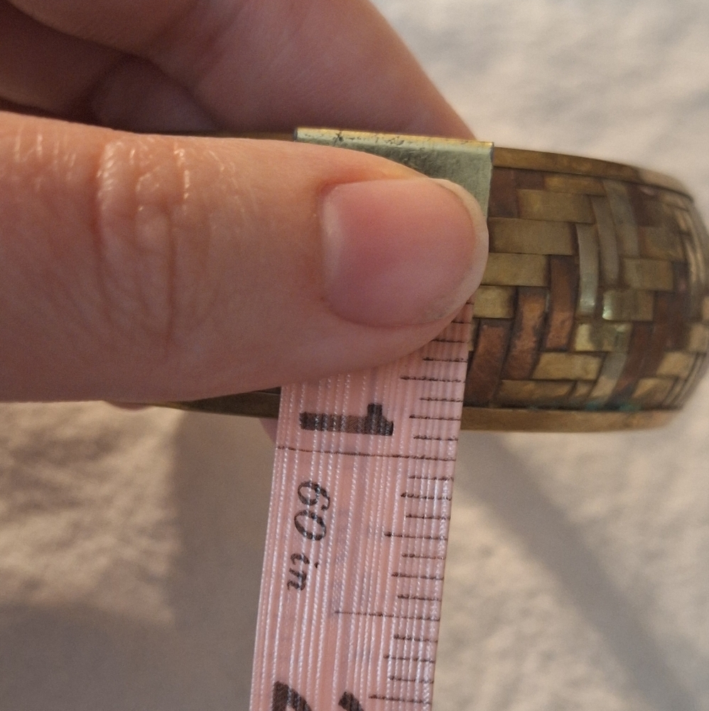 Mixed metals bangle - Picture 5 of 5